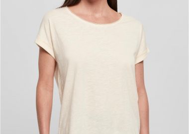 Γυναικείο T-Shirt Ladies Long Slub BY036 Build Your Brand White Sand Whitesand - BYB - 