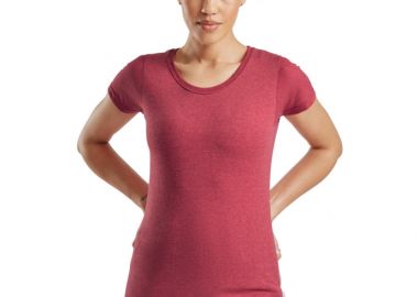 Γυναικείο T-Shirt Lady-Fit Valueweight 61-372-0 Fruit of the Loom Vintage Heather Red - Fruit of the Loom - 