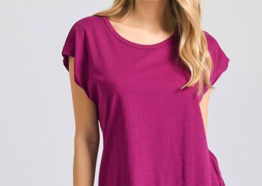 Γυναικείο t-shirt με ανοιχτή πλάτη - FUNKY BUDDHA - 