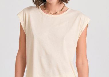 Γυναικείο t-shirt με ανοιχτή πλάτη - FUNKY BUDDHA - 