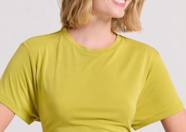 Γυναικείο t-shirt με δέσιμο στην πλάτη - FUNKY BUDDHA - 