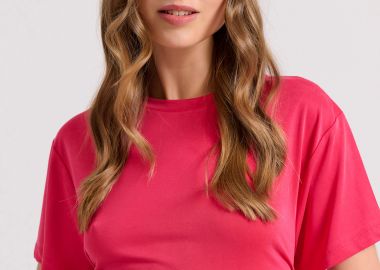 Γυναικείο t-shirt με δέσιμο στην πλάτη - FUNKY BUDDHA - 