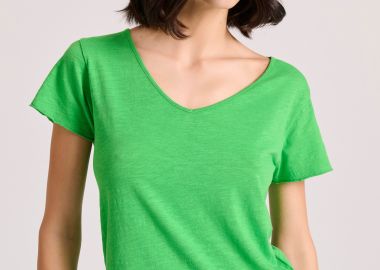 Γυναικείο t-shirt με Funky Buddha τύπωμα στην πλάτη - FUNKY BUDDHA - 