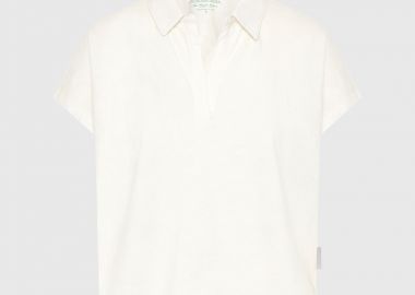 Γυναικείο T-shirt με γιακά - The basics collection - FUNKY BUDDHA - 