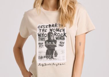 Γυναικείο t-shirt με photographic τύπωμα - FUNKY BUDDHA - 