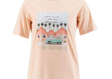 Γυναικείο t-shirt με σχέδιο What's coming.. - SOU - 