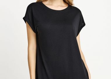 Γυναικείο t-shirt με στρογγυλή λαιμόκοψη - The basic collection - FUNKY BUDDHA - 