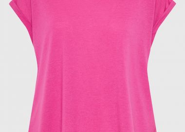 Γυναικείο t-shirt με στρογγυλή λαιμόκοψη - The basic collection - FUNKY BUDDHA - 