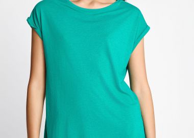 Γυναικείο t-shirt με στρογγυλή λαιμόκοψη - The basic collection - FUNKY BUDDHA - 