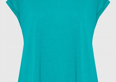 Γυναικείο t-shirt με στρογγυλή λαιμόκοψη - The basic collection - FUNKY BUDDHA - 