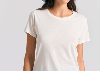 Γυναικείο t-shirt με στρογγυλή λαιμόκοψη - The essentials - FUNKY BUDDHA - 