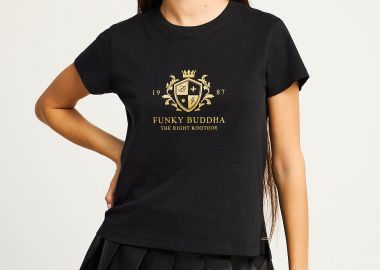 Γυναικείο t-shirt με τύπωμα - FUNKY BUDDHA - 