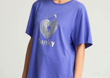 Γυναικείο t-shirt με τύπωμα - FUNKY BUDDHA - 