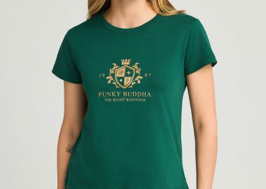 Γυναικείο t-shirt με τύπωμα - FUNKY BUDDHA - 