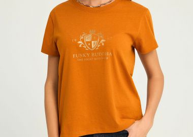 Γυναικείο t-shirt με τύπωμα - FUNKY BUDDHA - 
