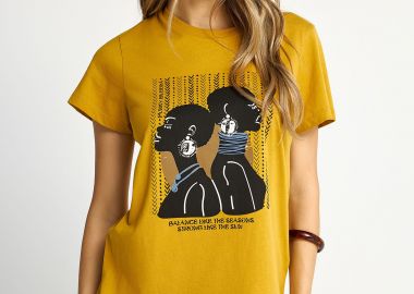 Γυναικείο t-shirt με τύπωμα - FUNKY BUDDHA - 