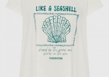 Γυναικείο T-shirt με τύπωμα - FUNKY BUDDHA - 