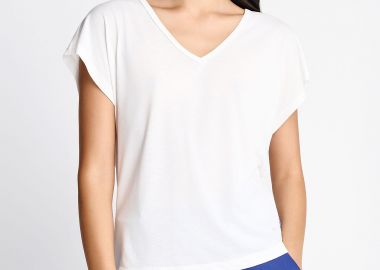 Γυναικείο t-shirt με V λαιμόκοψη - The basics collection - FUNKY BUDDHA - 