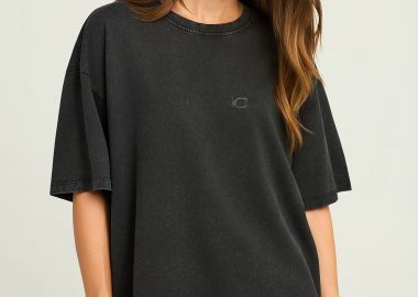 Γυναικείο t-shirt με washed effect - FUNKY BUDDHA - 