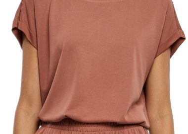 Γυναικείο T-Shirt Modal Extended Shoulder TB4092 Urban Classics Terracotta - Urban Classics - 