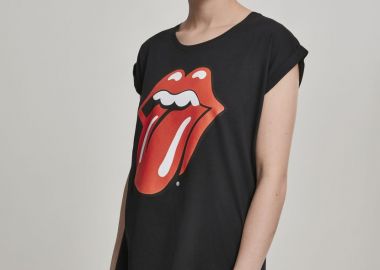 Γυναικείο T-Shirt Rolling Stones Tongue Merchcode MC326 Black - Merchcode - 