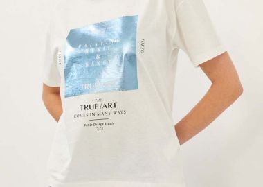 Γυναικείο t-shirt true art - SOU - 