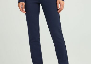 Γυναικείο tailored παντελόνι με κουμπιά - FUNKY BUDDHA - 