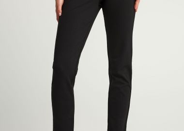 Γυναικείο tailored παντελόνι με κουμπιά - FUNKY BUDDHA - 