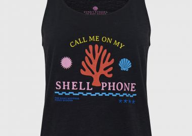 Γυναικείο tank top με τύπωμα - FUNKY BUDDHA - 