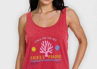 Γυναικείο tank top με τύπωμα - FUNKY BUDDHA - 