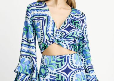 Γυναικείο τοπ με δέσιμο - FUNKY BUDDHA - 