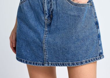 Γυναικείο τζιν skort - FUNKY BUDDHA - 