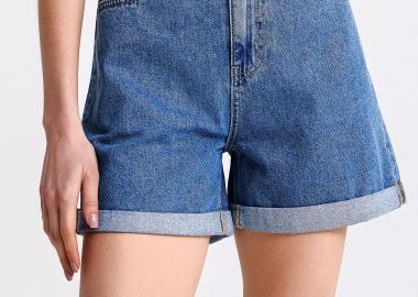 Γυναικείο τζιν σορτς - FUNKY BUDDHA - 