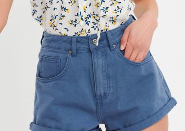 Γυναικείο τζιν σορτς - FUNKY BUDDHA - 