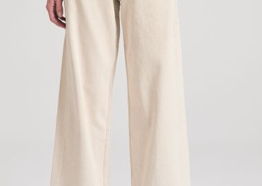 Γυναικείο wide leg garment dyed τζιν παντελόνι - FUNKY BUDDHA - 