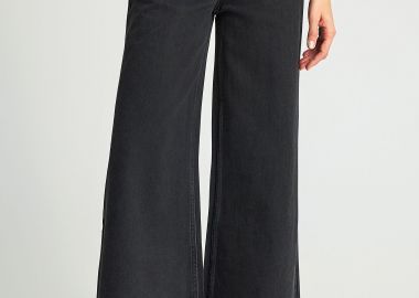 Γυναικείο wide leg jean παντελόνι - FUNKY BUDDHA - 