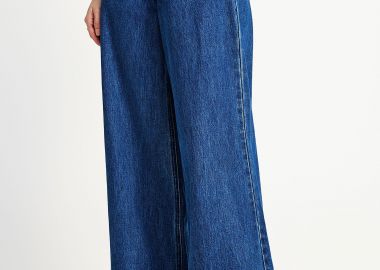 Γυναικείο wide leg jean παντελόνι - FUNKY BUDDHA - 