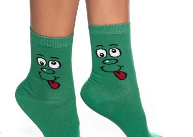 ΓΥΝΑΙΚΕΙΑ ΒΑΜΒΑΚΕΡΗ ΚΑΛΤΣΑ ΙΝΙΖΙΟ ΔΙΑΦΟΡΑ ΣΧΕΔΙΑ ΦΑΤΣΟΥΛΕΣ 3197-13 ΠΡΑΣΙΝΟ - INIZIO - 