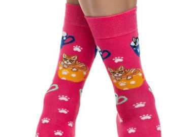 ΓΥΝΑΙΚΕΙΑ ΒΑΜΒΑΚΕΡΗ ΚΑΛΤΣΑ ΙΝΙΖΙΟ ΣΧΕΔΙΟ ΚΟΥΠΕΣ ΚΑΦΕ 3130-01-2 ΦΟΥΞ - INIZIO - 