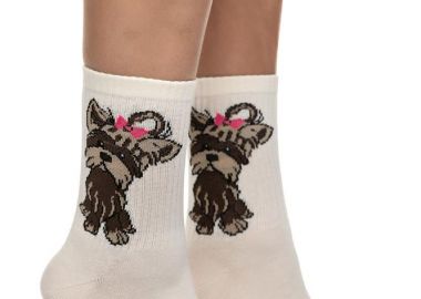 ΓΥΝΑΙΚΕΙΑ ΒΑΜΒΑΚΕΡΗ ΚΑΛΤΣΑ ΙΝΙΖΙΟ ΣΧΕΔΙΟ ΣΚΥΛΑΚΙ 3130-02-1 ΜΠΕΖ - INIZIO - 