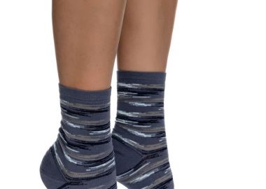 ΓΥΝΑΙΚΕΙΑ ΒΑΜΒΑΚΕΡΗ ΚΑΛΤΣΑ ΜΕ ΣΧΕΔΙΟ 3132-1 ΑΝΘΡΑΚΙ - INIZIO - 