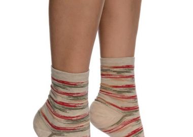 ΓΥΝΑΙΚΕΙΑ ΒΑΜΒΑΚΕΡΗ ΚΑΛΤΣΑ ΜΕ ΣΧΕΔΙΟ 3132-1 ΜΠΕΖ - INIZIO - 