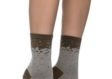 ΓΥΝΑΙΚΕΙΑ ΒΑΜΒΑΚΕΡΗ ΚΑΛΤΣΑ ΜΕ ΣΧΕΔΙΟ 3132-4 ΛΑΔΙ - INIZIO - 