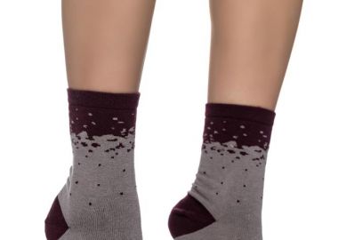 ΓΥΝΑΙΚΕΙΑ ΒΑΜΒΑΚΕΡΗ ΚΑΛΤΣΑ ΜΕ ΣΧΕΔΙΟ 3132-4 ΜΠΟΡΝΤΟ - INIZIO - 