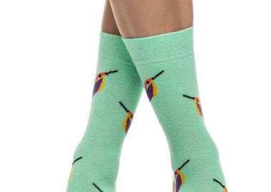 ΓΥΝΑΙΚΕΙΑ ΒΑΜΒΑΚΕΡΗ ΚΑΛΤΣΑ ΜΕ ΣΧΕΔΙΟ ΚΟΛΙΜΠΡΙ 3130-01-1 ΛΑΧΑΝΙ - INIZIO - 