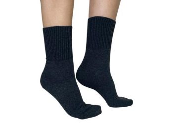 ΓΥΝΑΙΚΕΙΑ ΒΑΜΒΑΚΕΡΗ ΚΑΛΤΣΑ ΜΟΝΟΧΡΩΜΗ ΧΩΡΙΣ ΛΑΣΤΙΧΟ 3135 ΑΝΘΡΑΚΙ - INIZIO - 