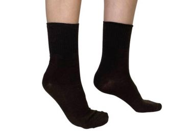 ΓΥΝΑΙΚΕΙΑ ΒΑΜΒΑΚΕΡΗ ΚΑΛΤΣΑ ΜΟΝΟΧΡΩΜΗ ΧΩΡΙΣ ΛΑΣΤΙΧΟ 3135 ΚΑΦΕ - INIZIO - 