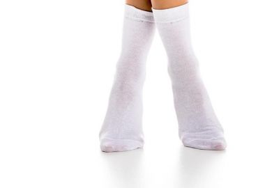 ΓΥΝΑΙΚΕΙΑ ΒΑΜΒΑΚΕΡΗ ΜΟΝΟΧΡΩΜΗ ΚΑΛΤΣΑ 3111 ΛΕΥΚΟ - INIZIO - 