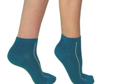 ΓΥΝΑΙΚΕΙΑ BAMBOO ΗΜΙΚΟΝΤΗ ΚΑΛΤΣΑ ΜΕ ΣΧΕΔΙΟ ΡΙΓΕΣ 3910-2 ΠΕΤΡΟΛ - Inizio - 