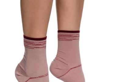 ΓΥΝΑΙΚΕΙΑ ΒΑΜΒΟΟ ΚΑΛΤΣΑ INIZIO ΜΕ ΣΧΕΔΙΟ ΛΕΠΤΗ ΡΙΓΑ 3133-1 ΡΟΖ - INIZIO - 